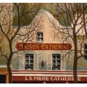 Lithographie - La Maison Catherine La Mère Catherine, Place du Tertre à Montmartre - n°1/ 200