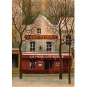 Lithographie - La Maison Catherine La Mère Catherine, Place du Tertre à Montmartre - n°1/ 200