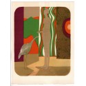 André MINAUX - La femme et l'oiseau