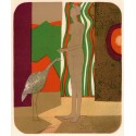 André MINAUX - La femme et l'oiseau