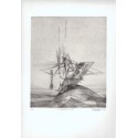 Jean-Jacques Marchadour - Gravure - Le hollandais volant n°1/100