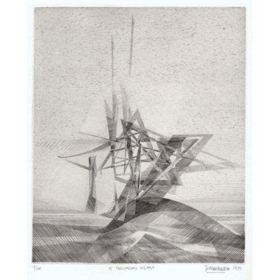 Jean-Jacques Marchadour - Gravure - Le hollandais volant n°1/100