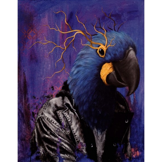 Parvati - Limited edition - Blue parrot