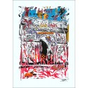 Original Serigraph - L'Arc de Triomphe - Red