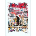 Sérigraphie Originale - L'Arc de Triomphe - Rouge jo di bona pop art