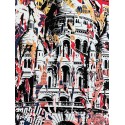Original Serigraph - The Basilica of the Sacred Heart of Montmartre - Yellow