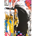 Sérigraphie Originale - L'Arc de Triomphe - Rouge jo di bona pop art