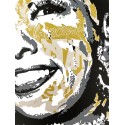 Original Serigraph - Josephine Baker- Silver and gold