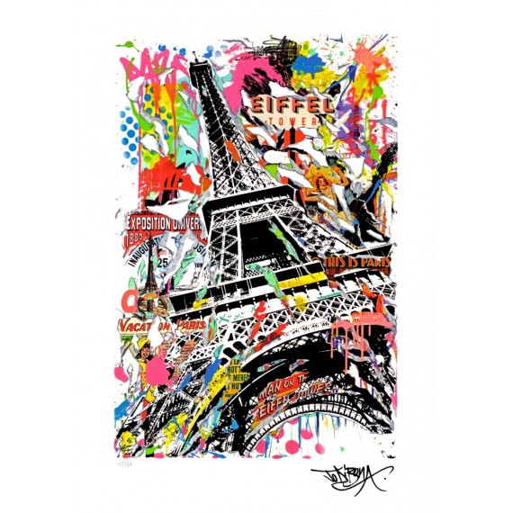 Peinture acrylique Tour Eiffel, Je commande !