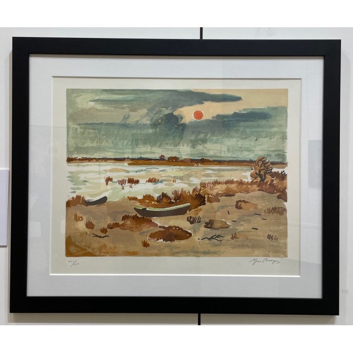 Yves Brayer lithographie originale