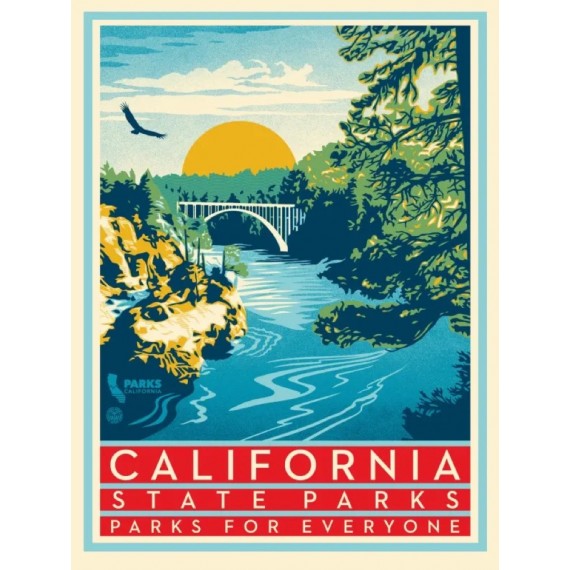 California State Parks california-state-parks -lithograph-shepard-fairey-obey