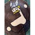 Toctoc - Painting on gourd - Astérix