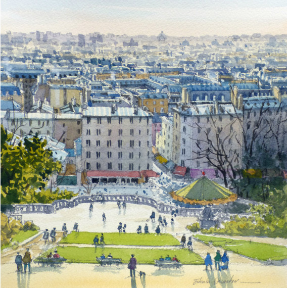 Panorama du Sacré-Coeur à Paris