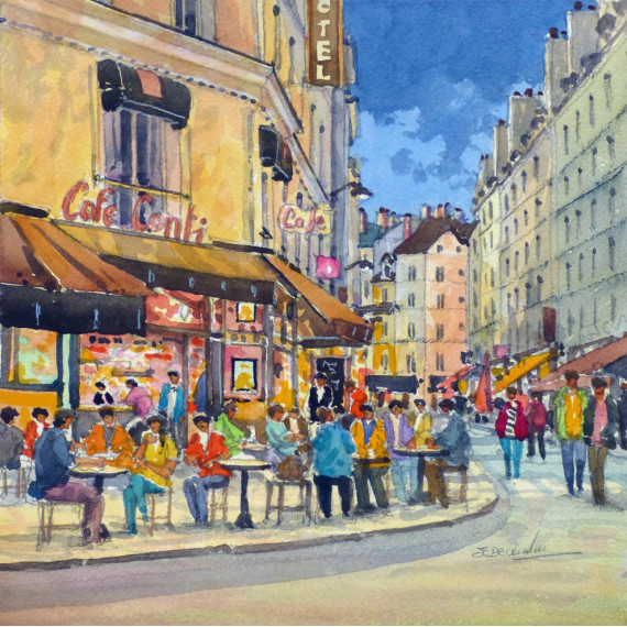 Le Café Conti à Paris