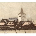 Village sous la neige