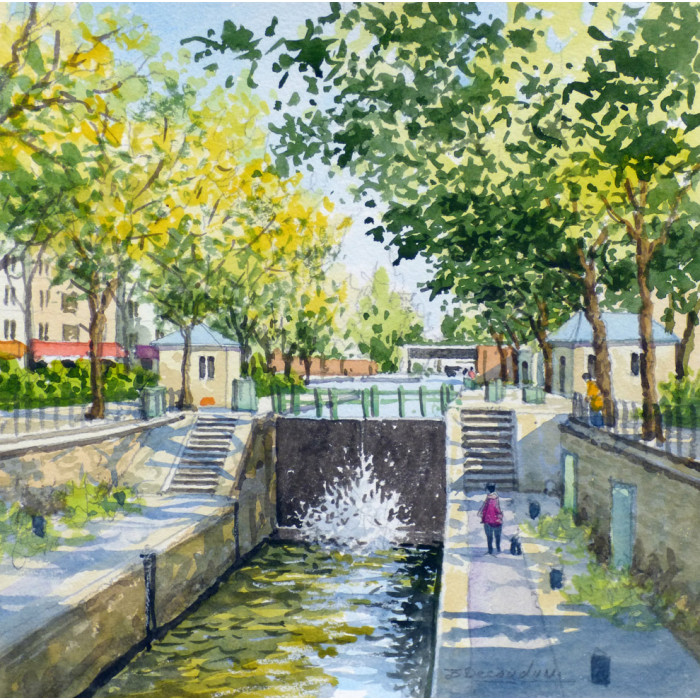 Le Canal Saint-Martin à Paris