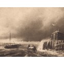 Retour au quai par temps d'orage