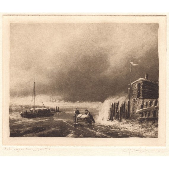 Retour au quai par temps d'orage