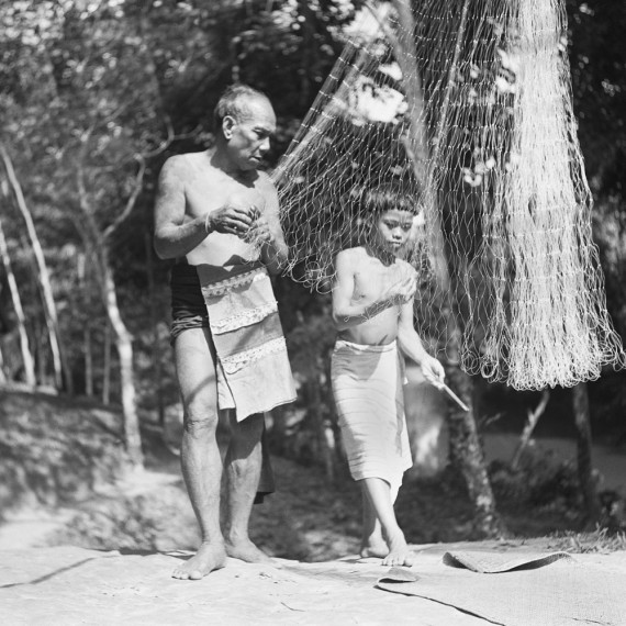Le filet de Temmengong Anak – Ibans, Bornéo, 1965