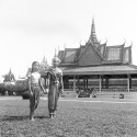 Mem Kossony in Costume, Royal Palace, Cambodia, 1866 - Khmers