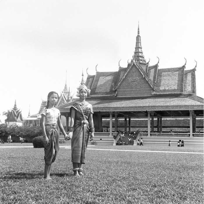 Mem Kossony in Costume, Royal Palace, Cambodia, 1866 - Khmers