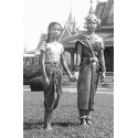 Mem Kossony in Costume, Royal Palace, Cambodia, 1866 - Khmers