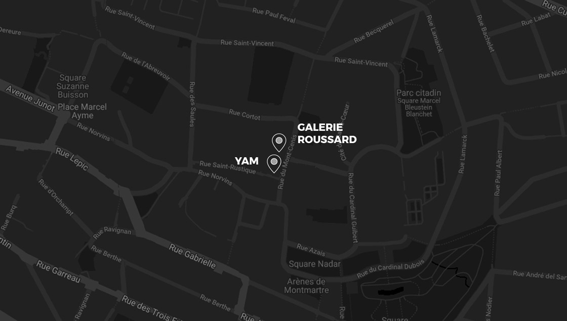 carte localisation Galerie roussard, YAM